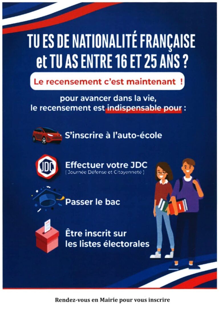 Le recensement c&rsquo;est maintenant